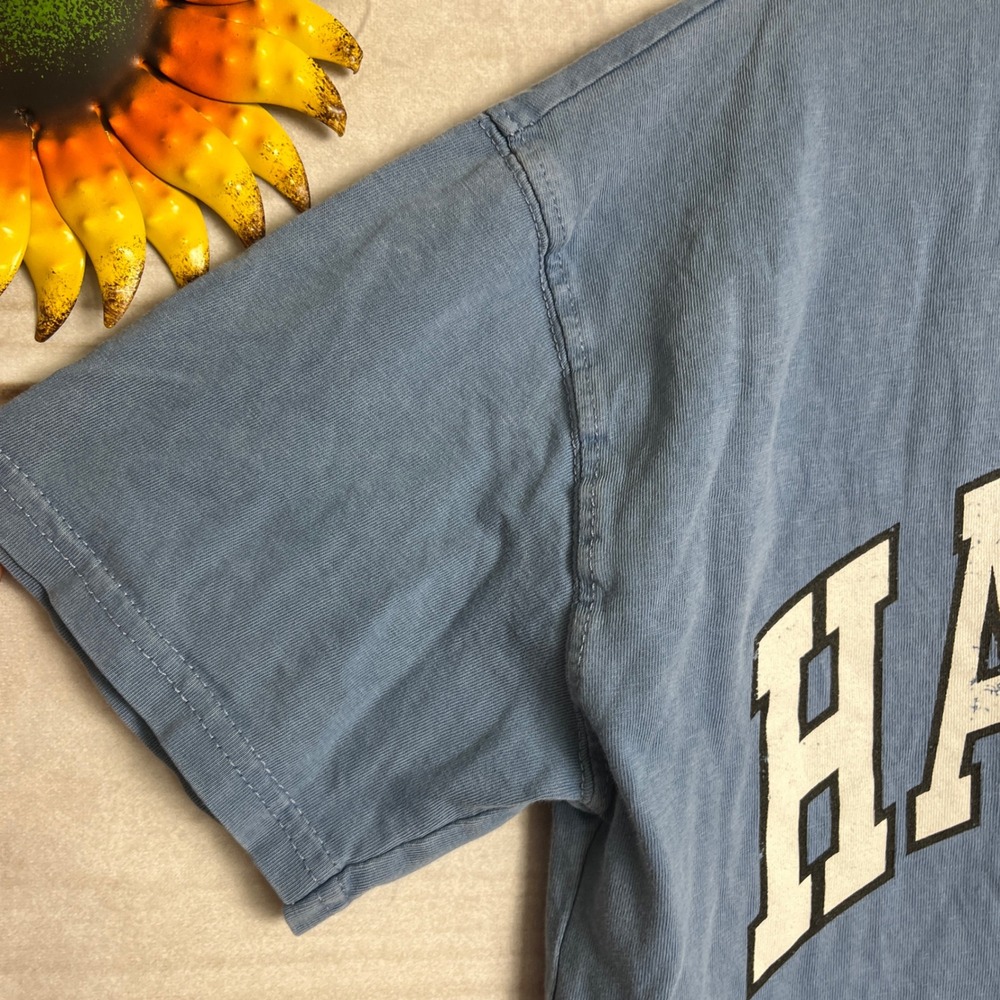 Zara Kids Harvard University Blue Graphic Print Short Sleeve T-Shirt Size 7 - Picture 5 of 6